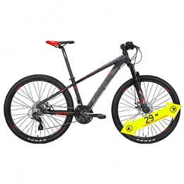 WANYE Bici WANYE Mountain Bike da Uomo in Alluminio Leggero, Ruote da 29 Pollici, Telaio in Alluminio, Hardtail Rigido, Freni a Disco Idraulici, Pneumatico 2.1 27 Speed