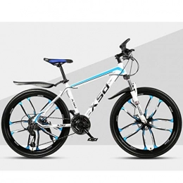 WGYDREAM Mountain Bike WGYDREAM Mountainbike Bici Bicicletta MTB 26 Pollici Mountain Biciclette 21 / 24 / 27 / 30 Costi Leggera Lega di Alluminio Telaio Integrale Sospensione della Ruota Completa Freno a Disco MTB Mountain Bike