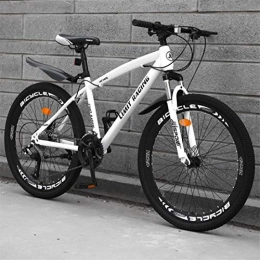 WGYDREAM Bici WGYDREAM Mountainbike Bici Bicicletta MTB Mountain Bike, 26 Pollici Uomini / Donne Ruote Bicicletta, Carbon Telaio in Acciaio, Sospensioni Anteriori E Doppio Freno A Disco MTB Mountain Bike