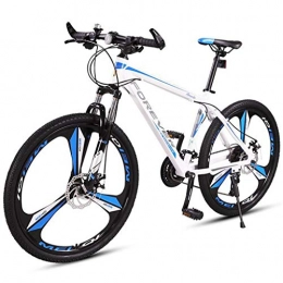 WGYDREAM Mountain Bike WGYDREAM Mountainbike Bici Bicicletta MTB Mountain Bike 26" Sospensione Unisex Ravine Bike 24 / 27 Costi Telaio Lega di Alluminio Disco Freno Anteriore MTB Mountain Bike (Color : White, Size : 27speed)