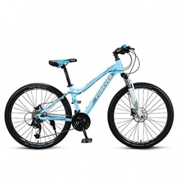 WGYDREAM Mountain Bike WGYDREAM Mountainbike Bici Bicicletta MTB Mountain Bike, Biciclette Leggera Lega di Alluminio, Doppio Freno a Disco e Sospensione Anteriore, 26inch Ruota, 27 velocità MTB Mountain Bike (Color : Blue)