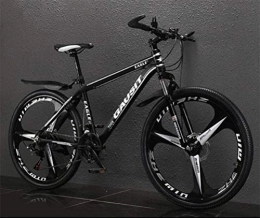 WJSW Mountain Bike WJSW Bicicletta da Montagna per pendolari City Hardtail, Ruote da 26 Pollici, smorzamento MTB Fuoristrada da Uomo (Colore: Nero Bianco, Dimensioni: 24 velocità)