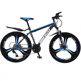 WJSW Mountain Bike WJSW Mountain Bike in Acciaio ad Alto tenore di Carbonio - Bicicletta Hardtail City pendolare a Doppia Sospensione (Colore: Nero Bianco, Dimensioni: 21 velocità)