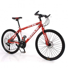 WRJY Mountain Bike WRJY Ruota Integrata per Mountain Bike Ammortizzante Bicicletta da Strada a Doppio Disco da 26 Pollici per Studenti, 21 velocità / 27 velocità