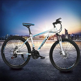 WSJIANP Mountain Bike WSJIANP Mountain Bike, Adulto Uomo Doppio Freno A Disco Bicicletta, Sospensione Forchetta Shock Assorbimento Hardtail Mountain Bike, Bici A velocit Variabile B 27-velocit-26inch