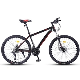 WYBD.Y Mountain Bike WYBD.Y 27-Adulto Alta qualità Mountain Bike Telaio in Lega di Alluminio Leggero Doppio Freno A Disco Forcella Ammortizzata Ruota da 26 Pollici, Rosso