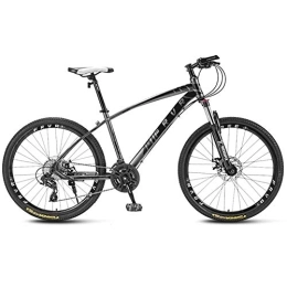 WYBD.Y Mountain Bike WYBD.Y 27 Unisex Alta qualità Mountain Bike 26 Pollici MTB Sospensioni Anteriori Freni A Disco Meccanici, Nero