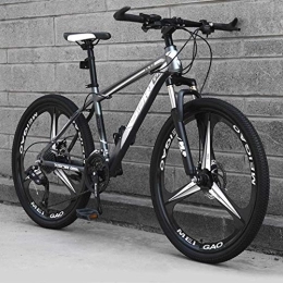 WYBD.Y Mountain Bike WYBD.Y Mountain Bikes Biciclette 27 Freni A Disco Meccanici Spostabili Telaio in Acciaio al Carbonio Leggero, #c, 24inch