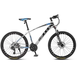 WYBD.Y Mountain Bike WYBD.Y Unisex Alta qualità Mountain Bike 26 Pollici 24 MTB Sospensioni Anteriori Freni A Disco Meccanici, Blu