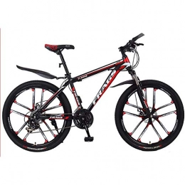 XIAOFEI Mountain Bike XIAOFEI Mountain Bike, Biciclette per Adulti E Maschili velocità Variabile off Road Racing, Forcella Anteriore Ammortizzante 24 / 26 Pollici, Telaio Addensat, C1, 24 21S