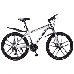 XIAOFEI Mountain Bike XIAOFEI Mountain Bike, Biciclette per Adulti E Maschili velocità Variabile off Road Racing, Forcella Anteriore Ammortizzante 24 / 26 Pollici, Telaio Addensat, C6, 24 21S