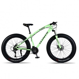 XIAOFEI Mountain Bike XIAOFEI Mountain Snow Bike, Freno Doppio Disco da 2426 Pollici velocità con Assorbimento 4.0 Pneumatici Larghi, Bici Strada Ciclismo per Uomo E Donna A 21 velocità, Blue1, 24 21S