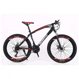 YBB-YB Bici YBB-YB YankimX Outdoor sport Bicicletta 26 pollici Mountain Bike 2130 velocità HighCarbon telaio in acciaio Shock Absorption Mountain Bicycle (colore : Nero, Dimensioni: 21 velocità)