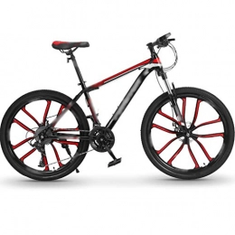 YHRJ Bici YHRJ Bici da Strada Unisex per Mountain Bike, Bicicletta per Adulti con Assorbimento degli Urti A velocità Variabile, 24 Velocità / 24 Pollici, Telaio in Acciaio al Carbonio MTB