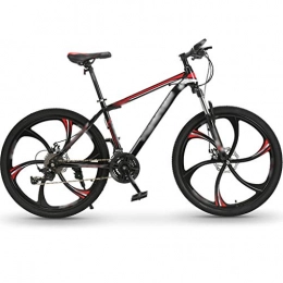 YHRJ Mountain Bike YHRJ Bicicletta per Adulti Mountain Bike Unisex, Bici da Strada da Campeggio, 24 Velocità / 24 Pollici, Telaio in Acciaio al Carbonio MTB, Freni A Doppio Disco, Forcella Ammortizzatore