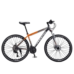 Yirunfa Bici Yirunfa Mountain Bike in Alluminio da 26 Pollici, Freni a Disco Idraulici a 27 velocità, Mountainbike Hardtail con Forcella Ammortizzata Lock-out, Adatto per 165-180 cm