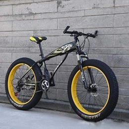 YISUNF Mountain Bike YISUNF. Sport all'Aria Aperta for Mountain Bike, 24" / 26" Ruota della Neve Bici, 21Speed ​​Doppio Freno a Disco, Forte Ammortizzante della Forcella Anteriore, Esterna Offroad Beach Bike