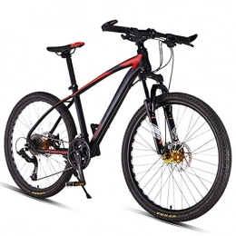 YZ-YUAN Mountain Bike YZ-YUAN Mountain Bike da 26 Pollici a 27 velocità, Mountain Bike Hardtail con Doppio Freno a Disco, Mountain Bike da Donna per Adulti per Tutti i Terreni, Sedile e Manubrio Regolabili, Rosso