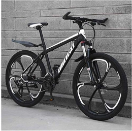 YZ-YUAN Mountain Bike YZ-YUAN Mountain Bike da 26 Pollici, Mountain Bike Hardtail da Donna con Doppio Freno a Disco, Sedile Regolabile per Bicicletta, Telaio in Acciaio ad Alto tenore di Carbonio, (6 Razze)