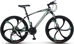 ZLYJ Mountain Bike ZLYJ Mountain Bike 26 Pollici, Biciclette Hardtail Con Telaio Acciaio Carbonio, Sospensione Anteriore Con Doppio Freno Disco Anteriore B, 26inch