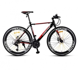 Creing Bicicletas de carretera Bicicleta De Ciudad 27-Velocidades Bici con Freno de Disco mecnico para Unisex Adulto, Black