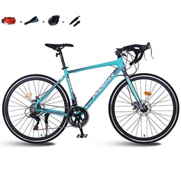 LILIS Bicicletas de carretera LILIS Bicicleta Montaña Camino for Bicicleta de montaña de los Hombres de MTB 14 Velocidad 26 Pulgadas Ruedas for Mujeres Adultas (Color : Blue)