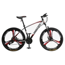  Bicicleta de montaña para adultos, bicicleta de montaña de  acero al carbono, bicicleta de 21 velocidades, suspensión completa,  engranajes de MTB con freno de disco dual, bicicleta de montaña C-24speed 