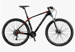 360Home Bicicletas de montaña Bicicleta de montaña con cuadro de carbono, 29 pulgadas, 27 velocidades, color negro