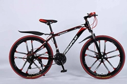 ZHTY Bicicletas de montaña Bicicleta de montaña de 26 pulgadas y 21 velocidades para adultos, marco completo de aleación de aluminio ligero, suspensión delantera de rueda, bicicleta para hombre, bicicleta de montaña con freno