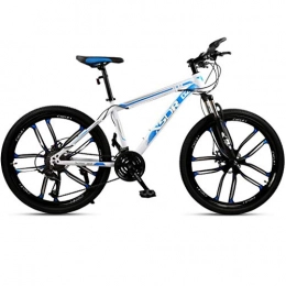 WYLZLIY-Home Bicicleta Bicicleta de montaña Mountainbike Bicicleta Bicicleta de montaña, bicicletas de marco de acero al carbono, doble freno de disco delantero y suspensión a prueba de golpes, de 26 pulgadas rueda del mag