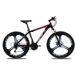 WYLZLIY-Home Bicicleta Bicicleta de montaña Mountainbike Bicicleta Bicicletas de montaña del marco 26 pulgadas Suspensión delantera de la rueda de la bici Barranco Unidad de doble disco de freno 21 24 27 Acero al carbono pl