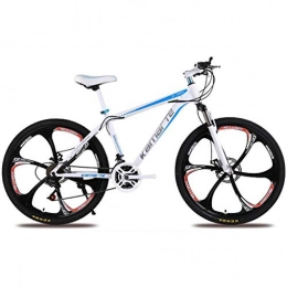 WYLZLIY-Home Bicicleta Bicicleta de montaña Mountainbike Bicicleta Bicicletas De Montaña Unisex 26 '' Estructura Ligera De Acero Al Carbono 21 / 24 / 27 Velocidad Del Disco De Freno Delantero Suspensión Bicicleta De Montaña Mou