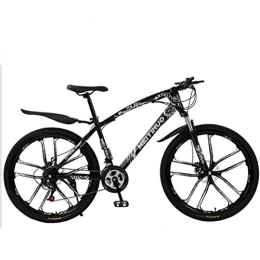WYLZLIY-Home Bicicletas de montaña Bicicleta de montaña Mountainbike Bicicleta MTB / Bicicletas, 26" Barranco de bicicletas, doble disco de freno delantero de suspensión, chasis de acero al carbono Bicicleta De Montaña Mountainbike MTB