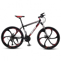 WYLZLIY-Home Bicicletas de montaña Bicicleta de montaña Mountainbike Bicicleta MTB / Bicicletas, suspensión delantera y doble freno de disco, de 26 pulgadas ruedas, marco de acero al carbono, de 21 velocidades, 24 velocidades, de 27 ve