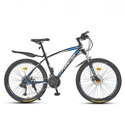 WLWLEO Bicicleta Bicicleta de montaña para adolescentes adultos Bicicleta de montaña rígida de acero con alto contenido de carbono con absorción de impactos Velocidad variable Bicicleta todoterreno, C, 24" 30 speed