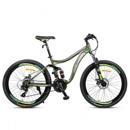 WGYDREAM Bicicleta Bicicleta Montaña MTB Bicicleta De Montaña, 26 Pulgadas Marco De Acero Al Carbono Hombres Mujeres Rígidas / Bicicletas, Suspensión De Doble Disco De Freno Y Completa, Velocidad 24 Bicicleta de Montaña