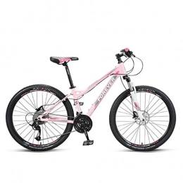 WGYDREAM Bicicleta Bicicleta Montaña MTB Bicicleta De Montaña, Bicicletas Unisex 26 Pulgadas, Peso Ligero De Aleación De Aluminio Fream Doble Disco De Freno Y Suspensión Delantera, 27 De Velocidad Bicicleta de Montaña