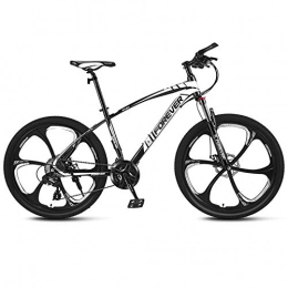 Chengke Yipin Bicicletas de montaña Chengke Yipin Bicicleta de montaña Bicicleta de Estudiante Bicicleta de montaña de 24 Pulgadas Bicicleta de Carretera de Velocidad Variable-Blanco y Negro_21 velocidades