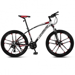 Chengke Yipin Bicicletas de montaña Chengke Yipin Bicicleta de montaña para Exteriores Bicicleta de montaña de 26 Pulgadas-Negro Rojo_24 velocidades