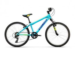 Conor Bicicleta Conor Bicicleta 440 Azul. Bicicleta Junior para Ocio Dos Ruedas. Bici para niños de 7 a 12 años. Bike para niñas. Ruedas 24 Pulgadas. Cambio de 7 velocidades.