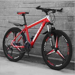 DGAGD Bicicletas de montaña DGAGD 24 Speed ​​Mountain Bike Disc Brake Adult Ultra Lightweight Bicycle Tri-Cutter-Rojo_21 velocidades