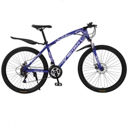 DGAGD Bicicleta DGAGD Bicicleta de montaña Bicicleta Rueda de radios de Bicicleta para Adultos con Freno de Disco de 26 Pulgadas-Azul_24 velocidades