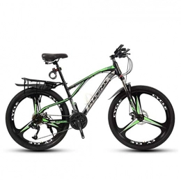 DGAGD Bicicletas de montaña DGAGD Bicicleta de montaña de 24 Pulgadas Adaptada a un Triciclo Joven y fácil de Usar-Verde Oscuro_21 velocidades