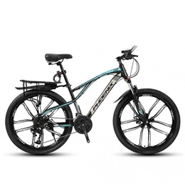DGAGD Bicicletas de montaña DGAGD Bicicleta de montaña de 24 Pulgadas con Diez Ruedas.-Azul Negro_30 velocidades