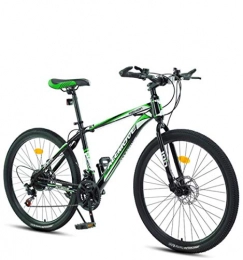 DGAGD Bicicleta DGAGD Bicicleta de montaña de 26 Pulgadas para Hombres y Mujeres, Velocidad Variable para Adultos, Ruedas de radios de Bicicleta súper Ligeras-Verde Oscuro_24 velocidades