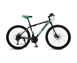 DGAGD Bicicleta DGAGD Rueda de radios de 24 Pulgadas para Bicicleta de montaña, Bicicleta Ligera de Carreras de Velocidad Variable Todo Terreno-Verde Oscuro_24 velocidades