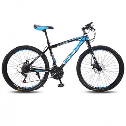 DGAGD Bicicletas de montaña DGAGD Rueda de radios de Bicicleta de Velocidad Variable para Adultos de Bicicleta de montaña de 26 Pulgadas-Azul Negro_27 velocidades
