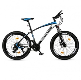 DGAGD Bicicletas de montaña DGAGD Rueda de radios de Bicicleta súper Ligera para Adultos Masculinos y Femeninos de Bicicleta de montaña de 24 Pulgadas-Azul Negro_27 velocidades