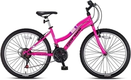 Geroni Bicicletas de montaña Geroni Swan Lady - Bicicleta de montaña para mujer, 26 pulgadas, cambio de 21 velocidades, bicicleta de montaña y freno V-Brake