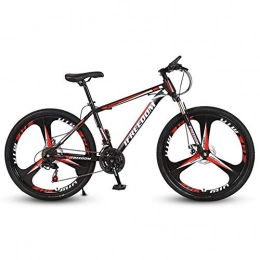 Hensdd Bicicletas de montaña Hensdd Adulto Bicicleta De Montaa, 26 Pulgadas Ruedas, SSPEED Doble Disco De Variables De Bicicletas De Montaa, Rojo, 27.5in27speed